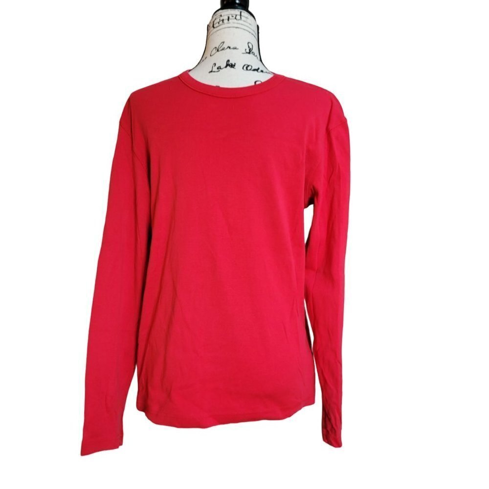 H&M L.O.G.G. Long Sleeve Red Tee - Size XL